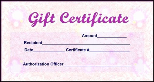 Scentsy Gift Certificate Template Fresh Certificate Templates