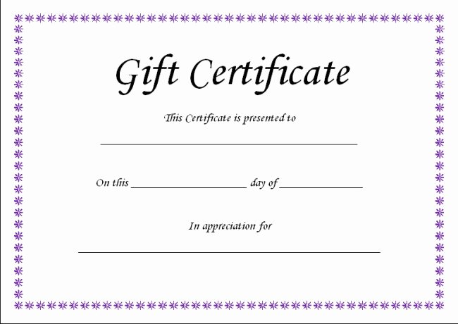 Scentsy Gift Certificate Template Fresh Very Simple Design Of Gift Voucher Certificate Template