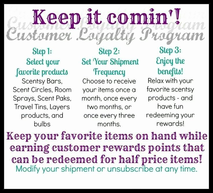 Scentsy Loyalty Cards Best Of Scentsy Customer Loyalty Program S Melelbert