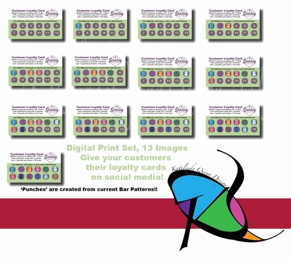 Scentsy Loyalty Cards Luxury Scentsy Independent Consultant 13 Image by