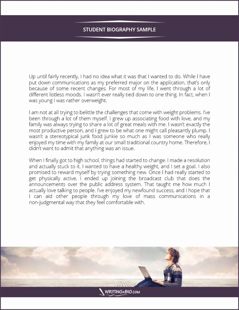 Scholarship Biography Essay Examples Unique How to Write A Good Biography Essay Template An