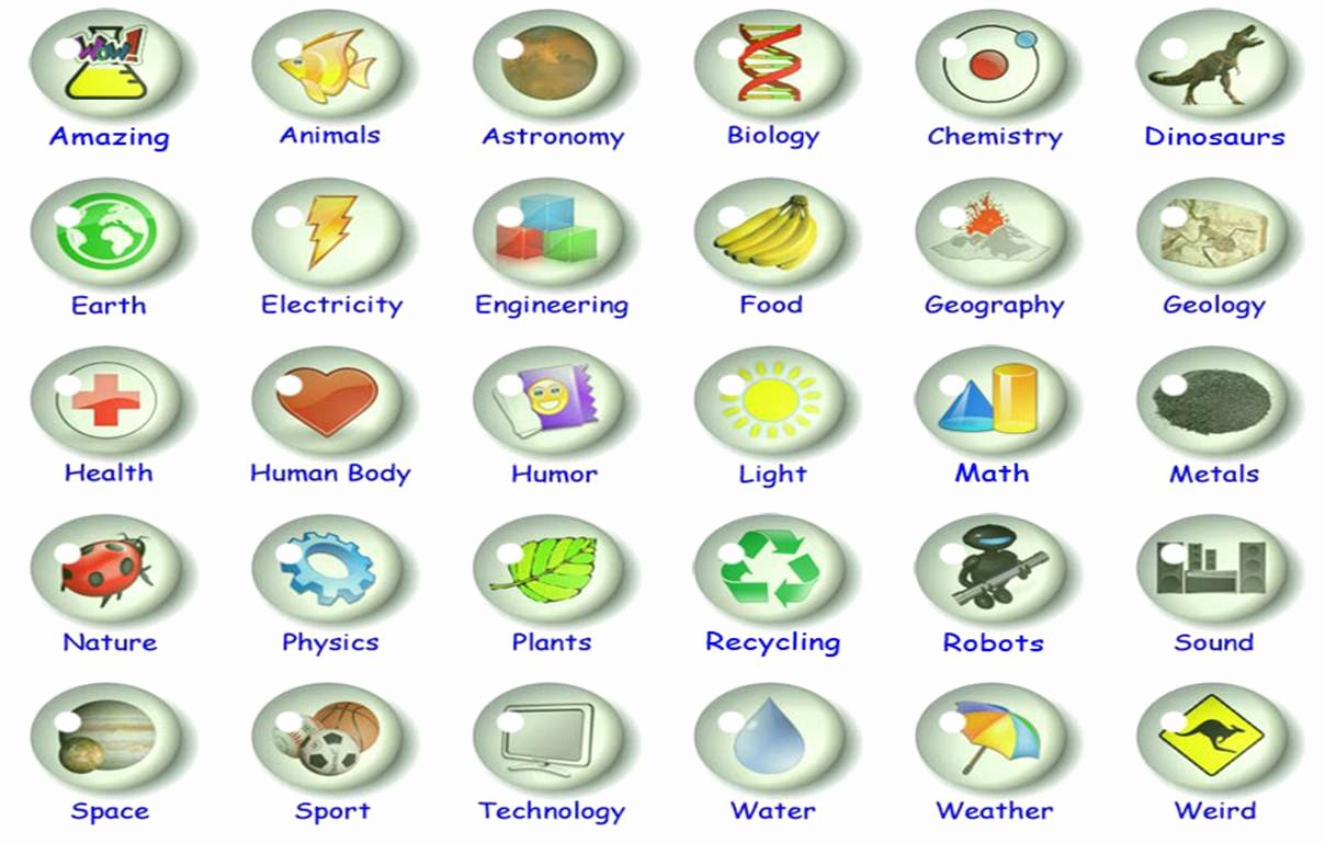 Science and Technology topics Best Of Resource Site Science Kids Fun Science and Technology