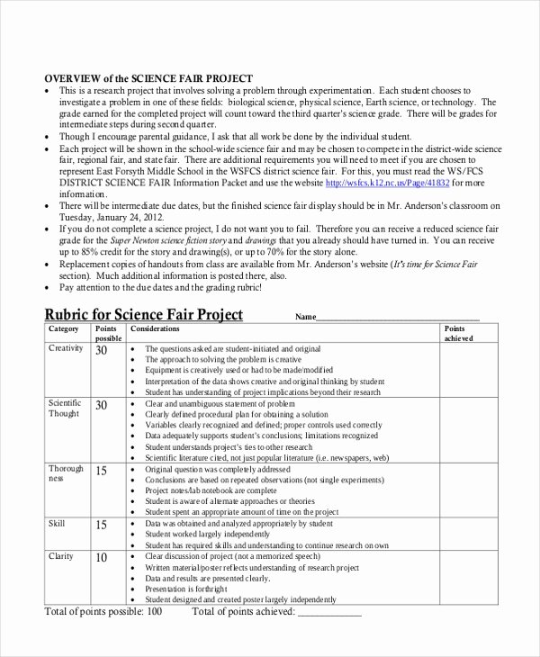 Science Fair Proposal Sheet Beautiful Sample Science Fair Proposal form 10 Free Documents In