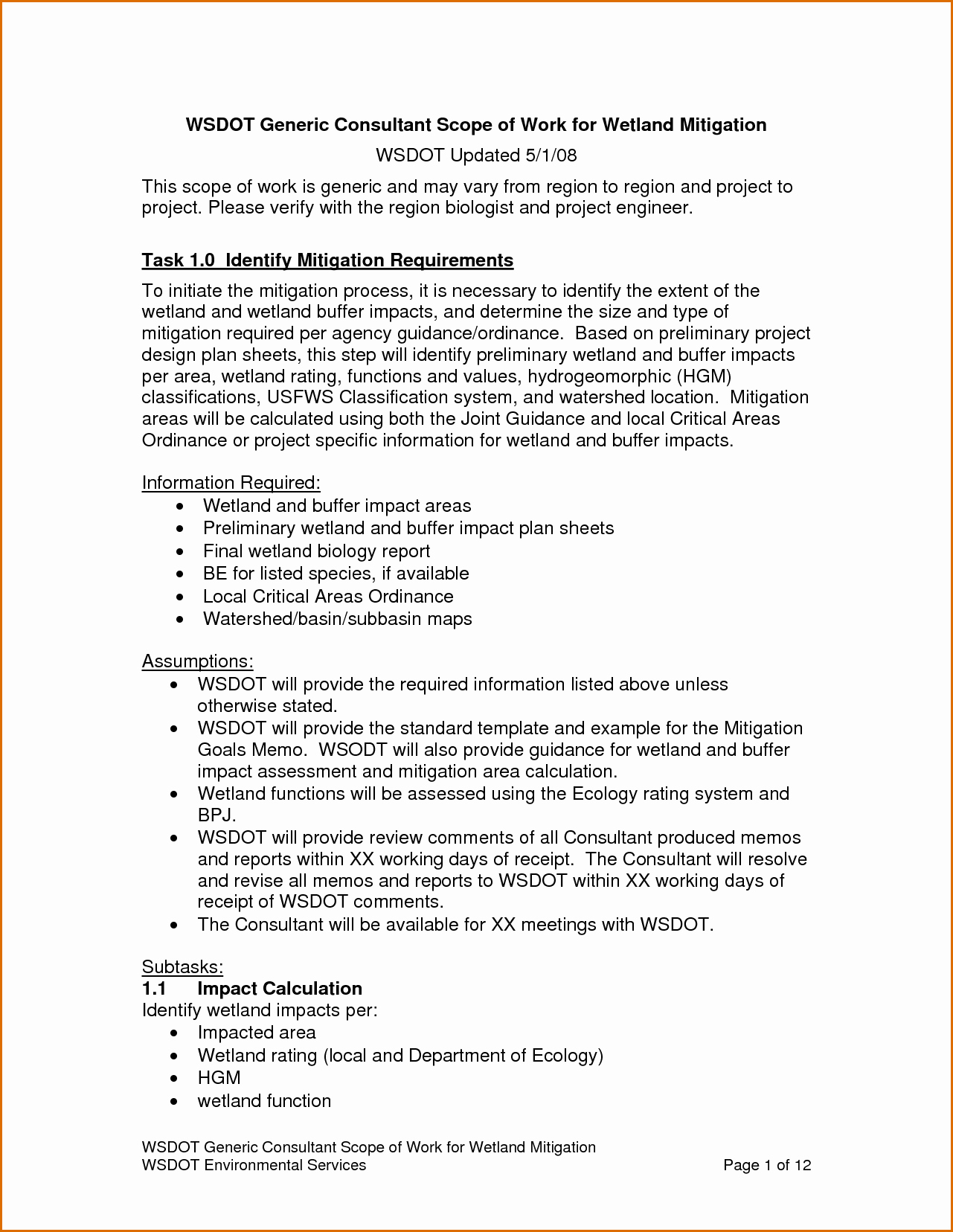 Scope Of Work Example Construction Lovely 11 Construction Scope Of Work Template