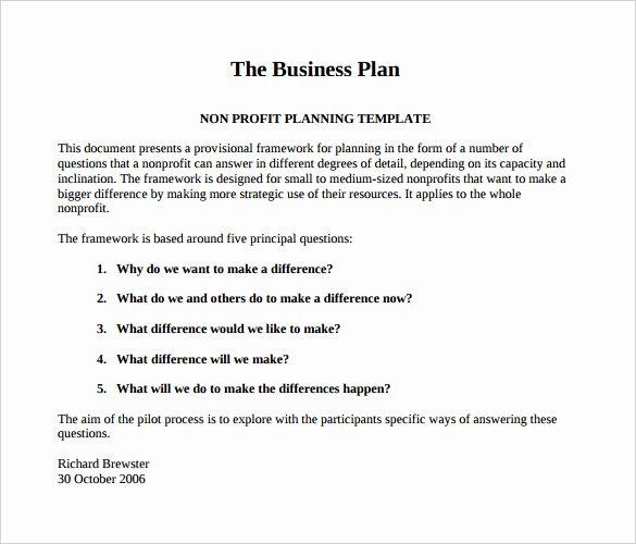 Score Business Plan Templates Best Of 22 Non Profit Business Plan Templates Pdf Doc