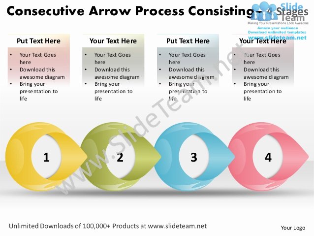 Score Business Plan Templates Lovely Consecutive Arrow Process Consisting 4 Stages Score