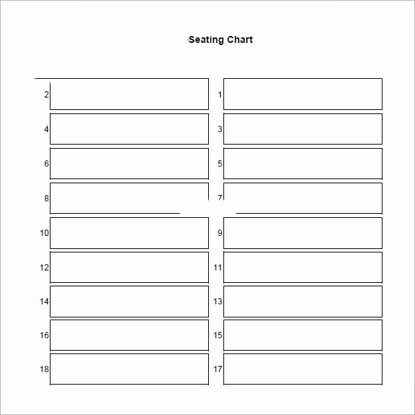 Seating Chart Template Word Elegant Sample Seating Chart Template 16 Free Documents In Pdf