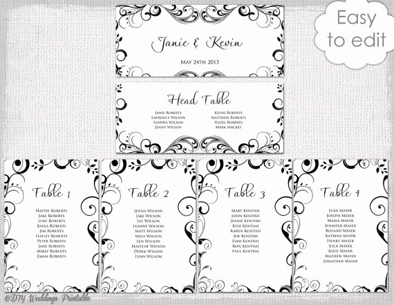 Seating Chart Template Word Fresh Wedding Seating Chart Template Microsoft Word