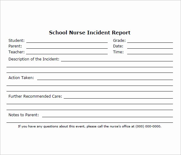 Security Incident Report Template Word Beautiful 50 Incident Report Templates Pdf Docs Apple Pages