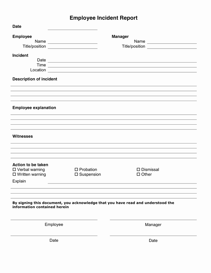 Security Incident Report Template Word Inspirational 10 Incident Report Templates Word Excel Pdf formats