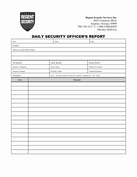 Security Officer Daily Activity Report Sample Unique Activity Report Sample Letter Examples format Doc Ngo Pdf