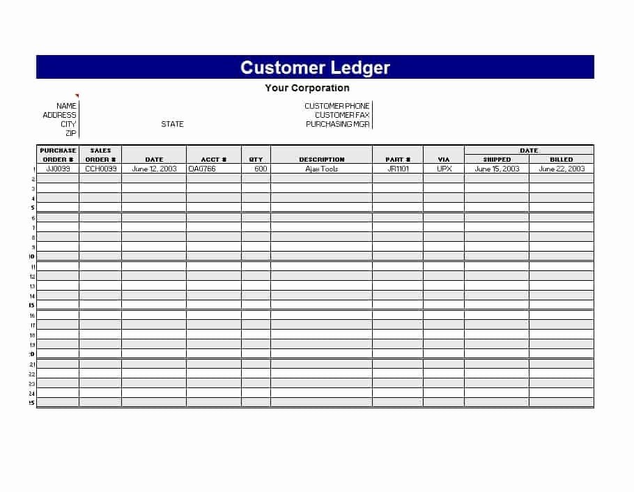 Self Employment Ledger forms New Self Employment Ledger 40 Free Templates &amp; Examples