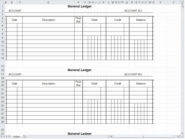 Self Employment Ledger Template Excel Beautiful Self Employment Ledger Template Excel Free Download