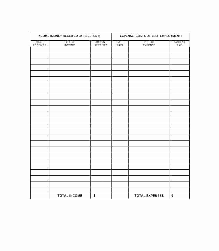 Self Employment Ledger Template Excel Unique Self Employment Ledger 40 Free Templates &amp; Examples