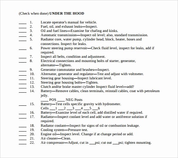 Semi Truck Maintenance Schedule Fresh 37 Preventive Maintenance Schedule Templates Word