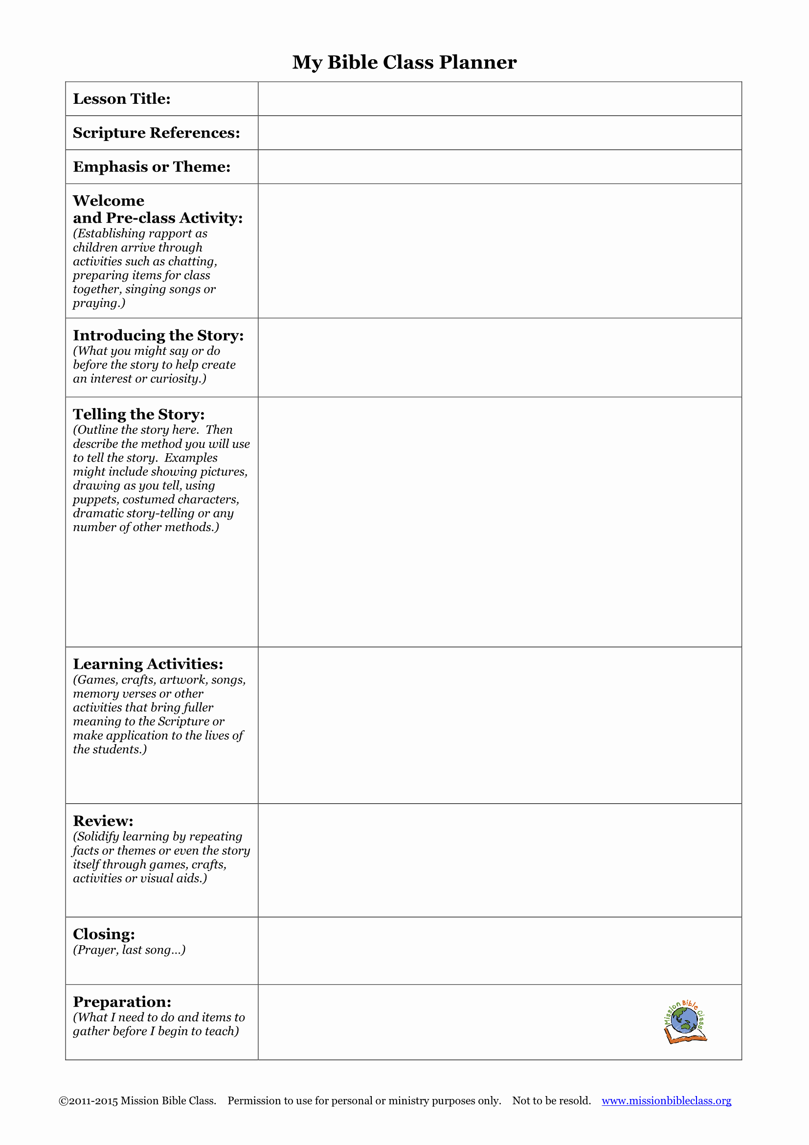 Sermon Template Microsoft Word Beautiful English Lesson Plan Templates – Mission Bible Class