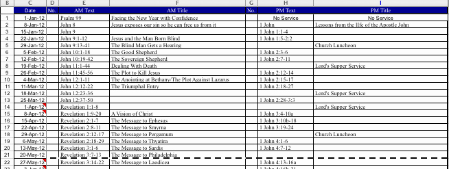 Sermon Template Microsoft Word Luxury Planning Your Preaching Calendar