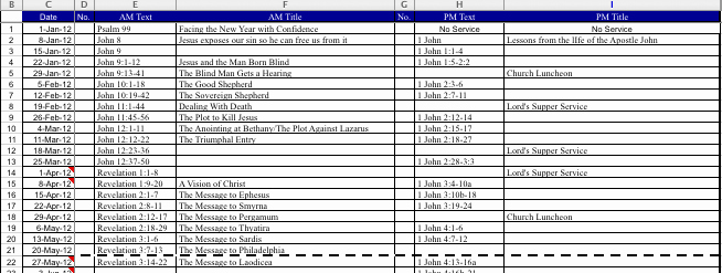 Sermon Template Microsoft Word Luxury Planning Your Preaching Calendar