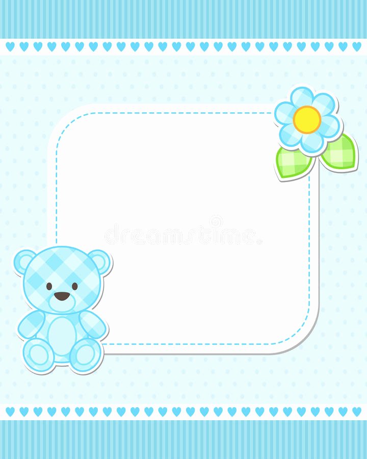 Service Dog Id Card Template Free Download New Blue Teddy Bear Card Stock Vector Illustration Of