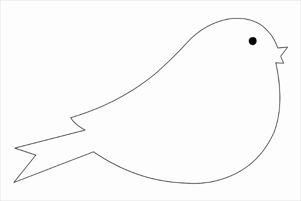 Shape Templates to Cut Out Awesome Bird Template Printable Printable 360 Degree