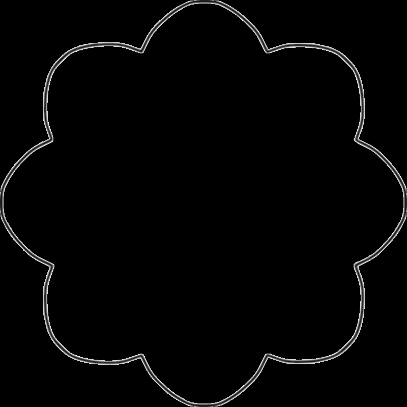 Shape Templates to Cut Out Inspirational Clipart Flower Template Clipartfest Crafts