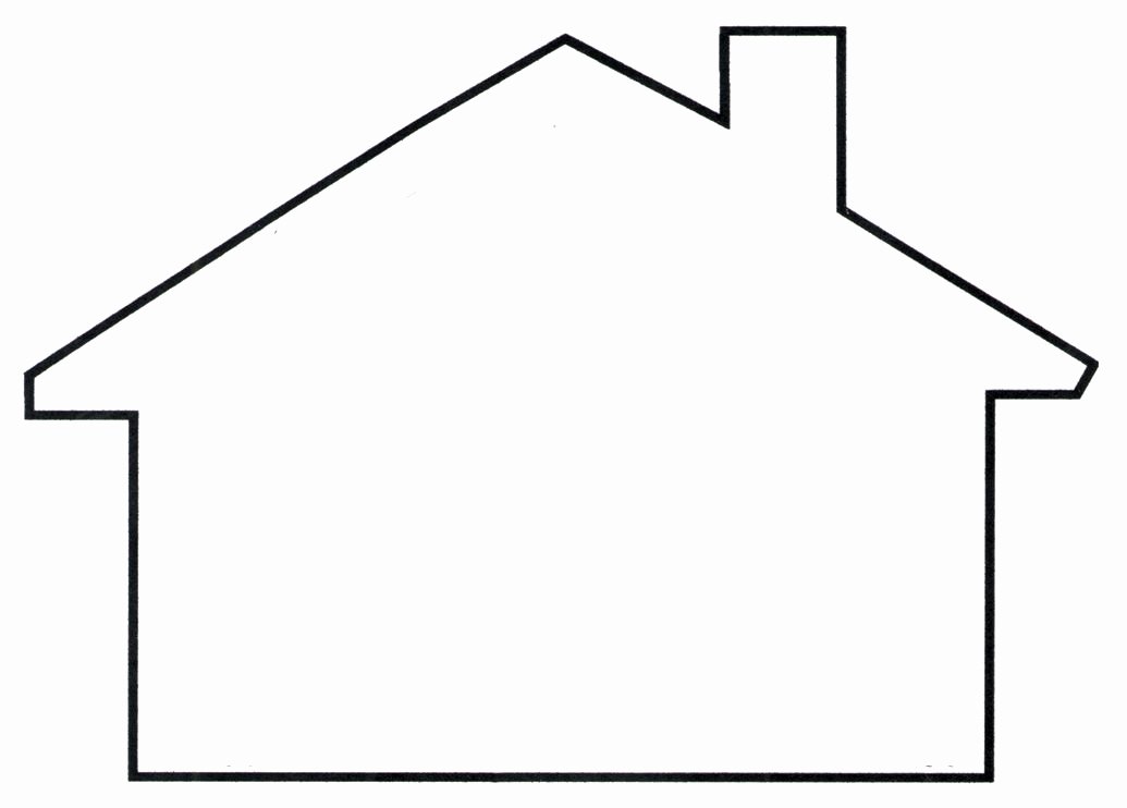 Shape Templates to Cut Out New House Template Clipart Best Templates