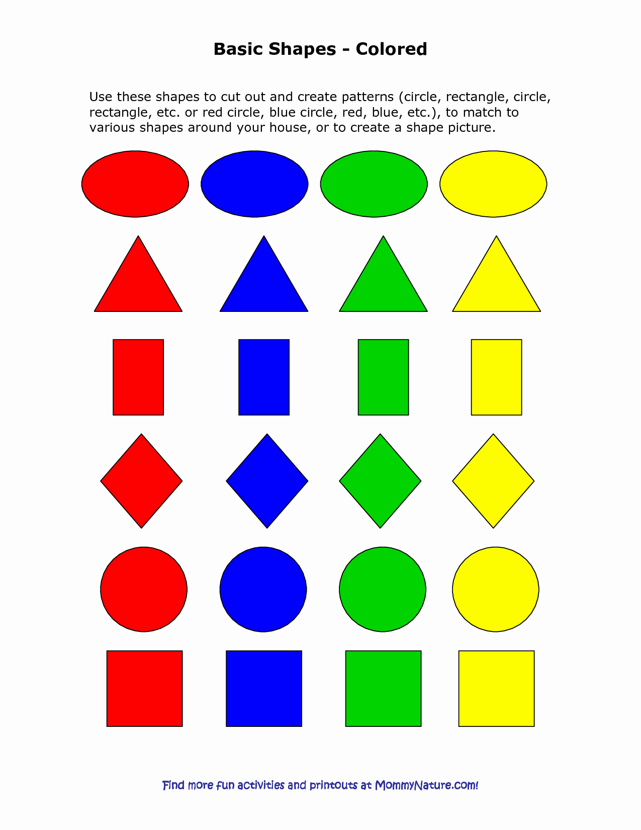 Shape Templates to Cut Out Unique Best S Of Simple Shapes to Cut Out Free Printable