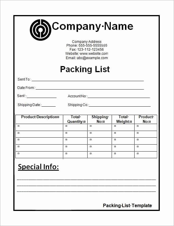 Shipping Manifest Template Excel Fresh Shipping Manifest Template Excel