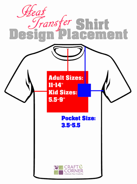 Shirt Decal Placement Beautiful Heat Transfer Shirt Design Placement Inforgraphic Very