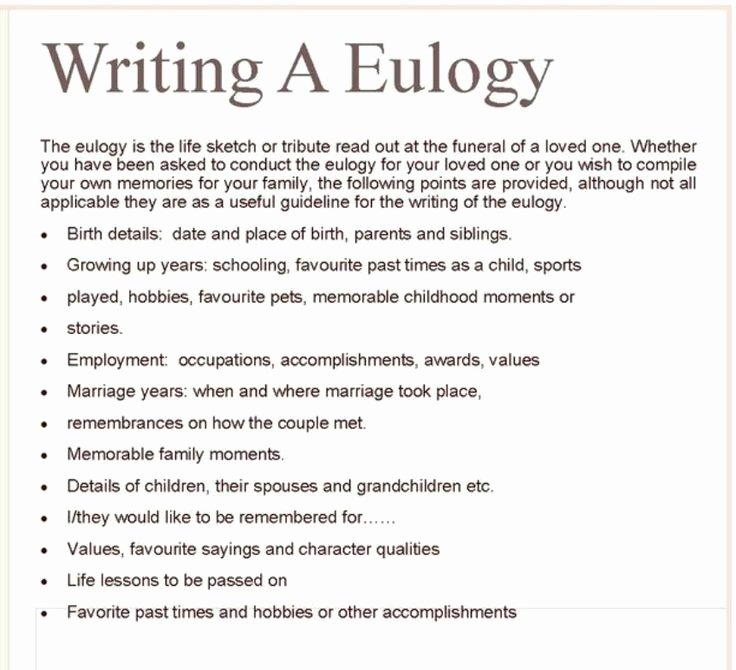 Short Obituary Examples New List Of Synonyms and Antonyms Of the Word Eulogy