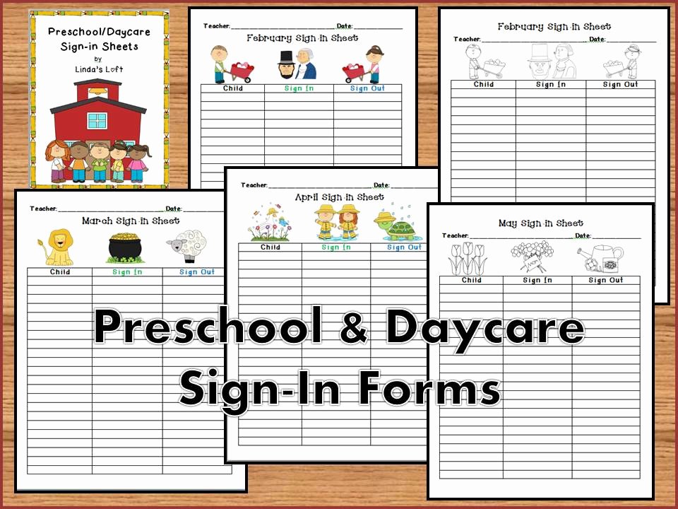 Sign In and Out Sheet for Daycare Awesome Student Sign In Sheet Clipart Clipground