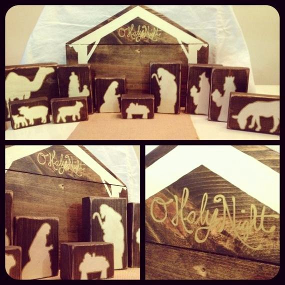 Silhouette Nativity Scene Pattern Best Of Wooden Nativity Block Silhouette Pattern