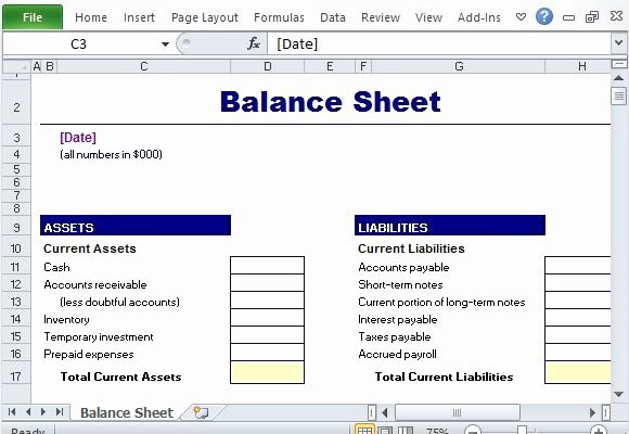 Simple Balance Sheet Template Excel Beautiful Simple Balance Sheet Maker Template for Excel