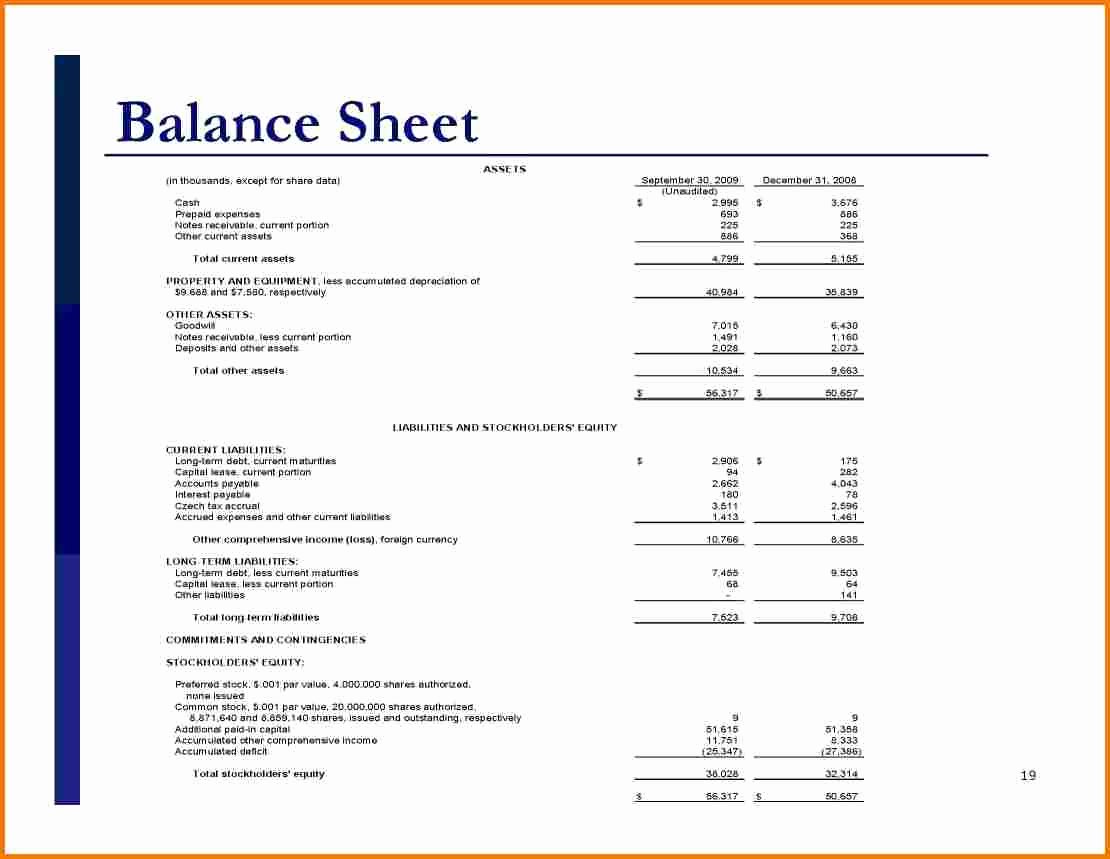 Simple Balance Sheet Template Excel Beautiful Simple Balance Sheet Template