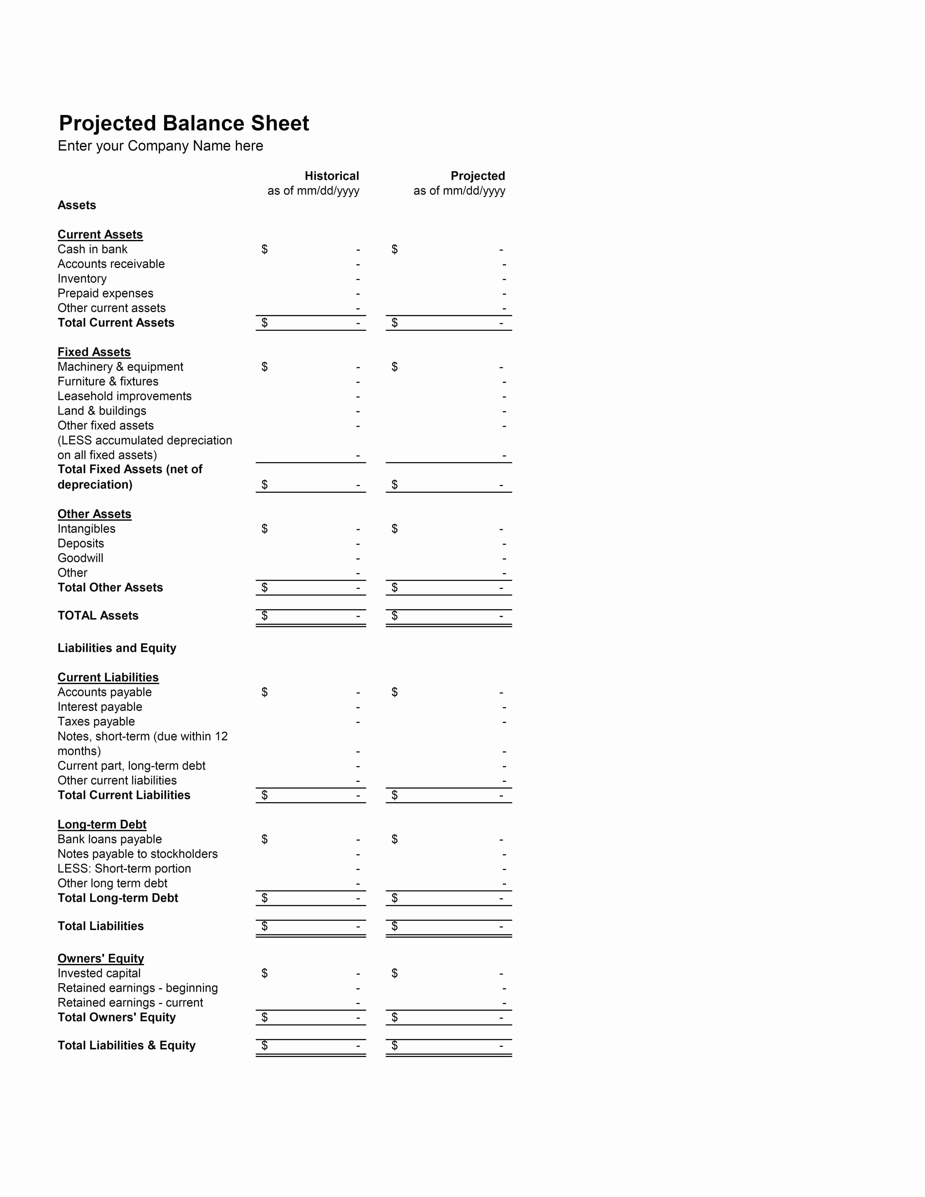 Simple Balance Sheet Template Excel Best Of Blank Balance Sheet format Sheets Accounting Trial and