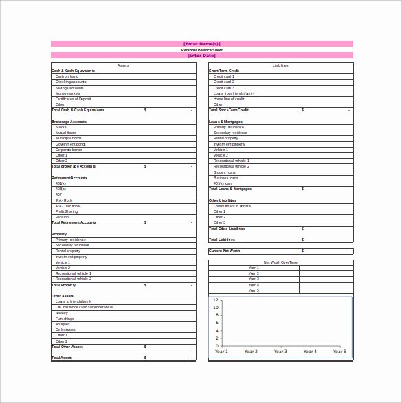 Simple Balance Sheet Template Excel New Balance Sheet Templates 18 Free Word Excel Pdf