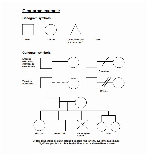 Simple Genogram Example Fresh 31 Genogram Templates – Free Word Pdf Psd Documents