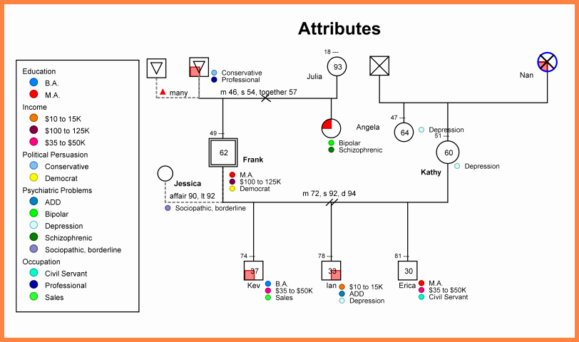 Simple Genogram Example Inspirational Family Genogram Example