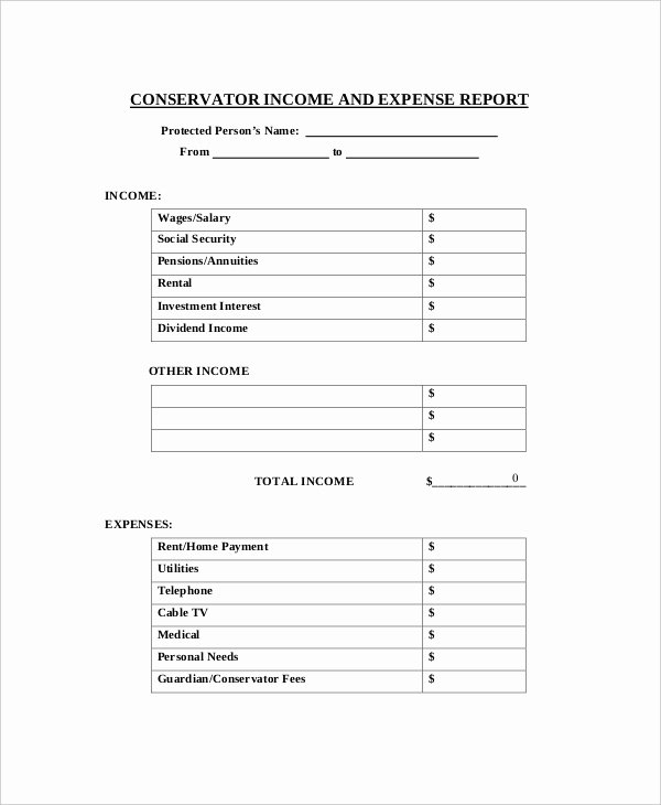Simple Income and Expense Template Elegant Expense Report 20 Free Word Excel Pdf Apple Pages