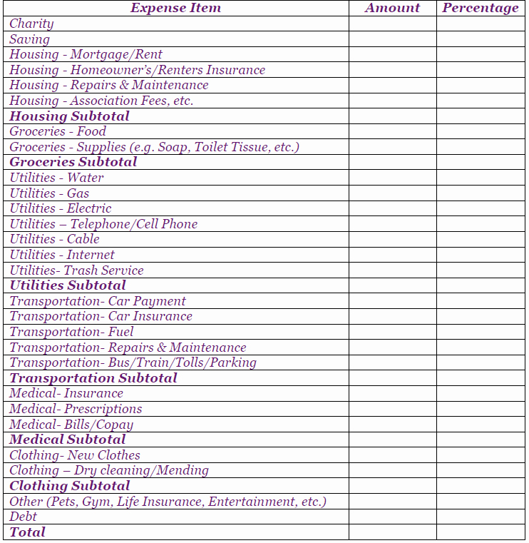 Simple Income and Expense Template Elegant Free Business Expense Report Template