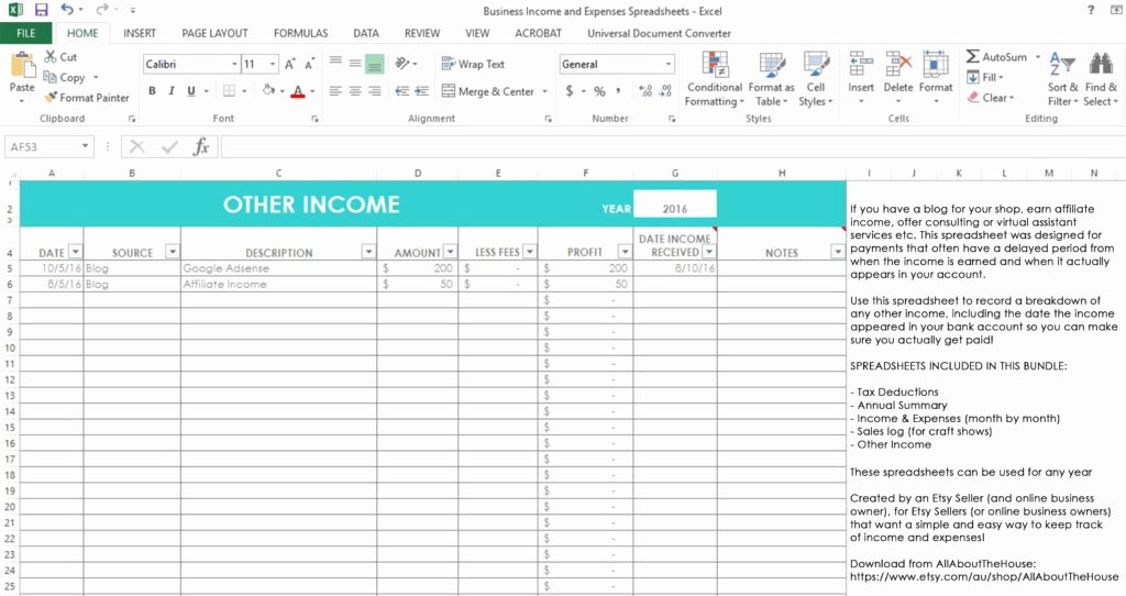 Simple Income and Expense Template Inspirational Simple Spreadsheets to Keep Track Of Business In E and