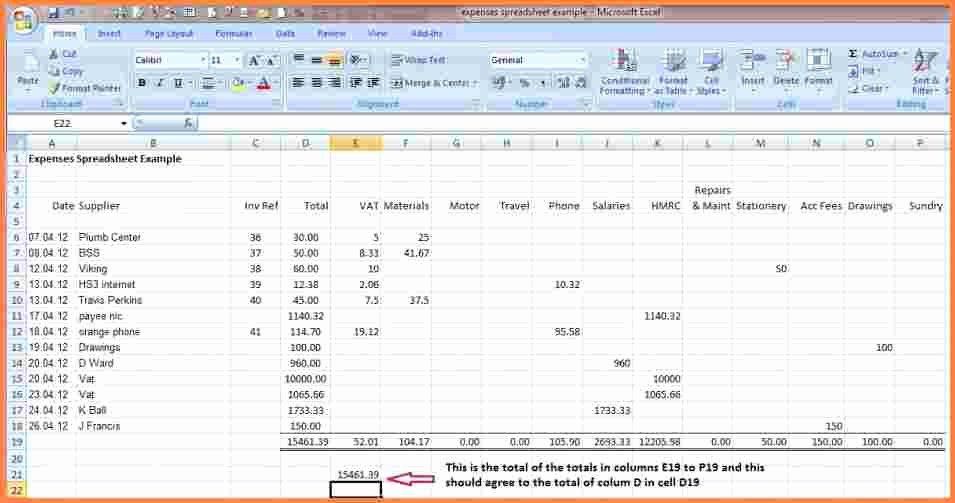 Simple Income and Expense Template Lovely 9 Simple Business Expense Spreadsheet