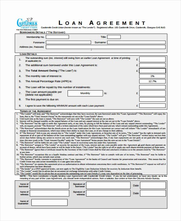 Simple Loan Application form Template Best Of 20 Loan Agreement form Templates Word Pdf Pages