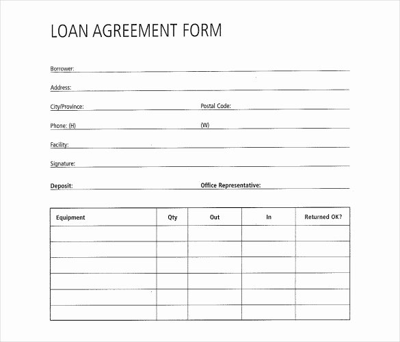 Simple Loan Application form Template Best Of 30 Loan Contract Templates – Pages Word Docs