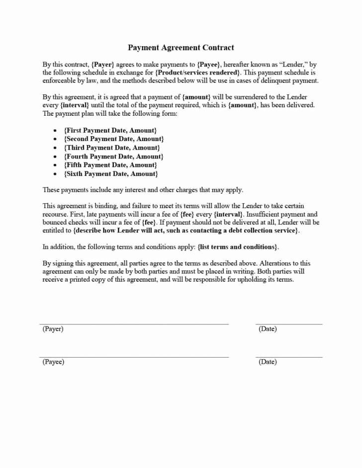 Simple Payment Agreement Template Between Two Parties Inspirational Legal Agreements Between Two Parties