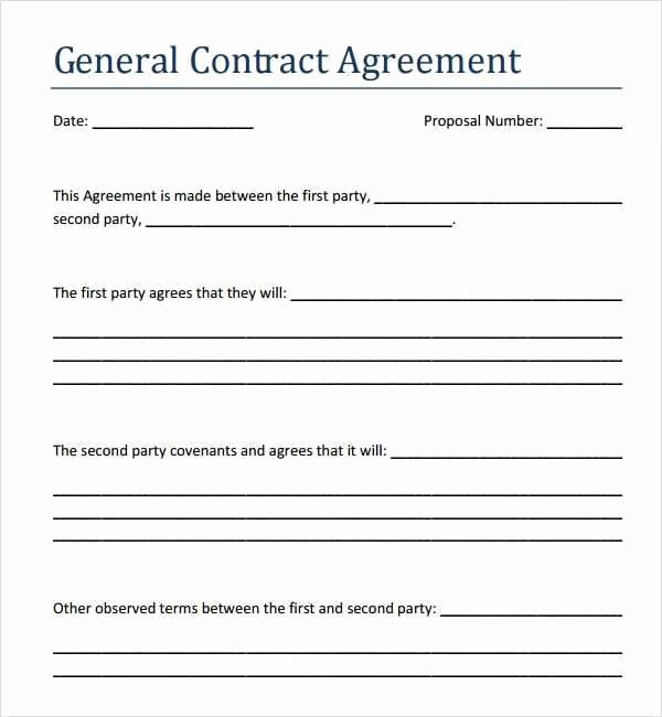 Simple Payment Agreement Template Inspirational 5 Contract Agreement Between Two Parties Samples Free