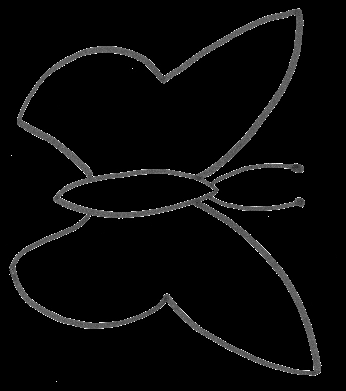 Small butterfly Template Elegant butterfly Templates Free Clipart Best