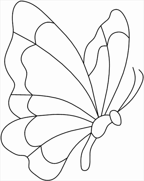Small butterfly Template Inspirational 28 butterfly Templates Printable Crafts &amp; Colouring