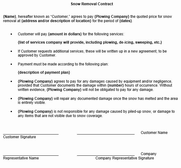 Snow Removal Bid Template Beautiful 25 Unique Snow Removal Contract Ideas On Pinterest
