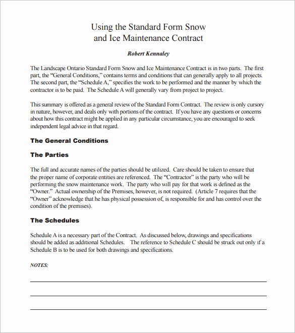 Snow Removal Bid Template Lovely Free Snow Removal Contract Templates Invitation Template